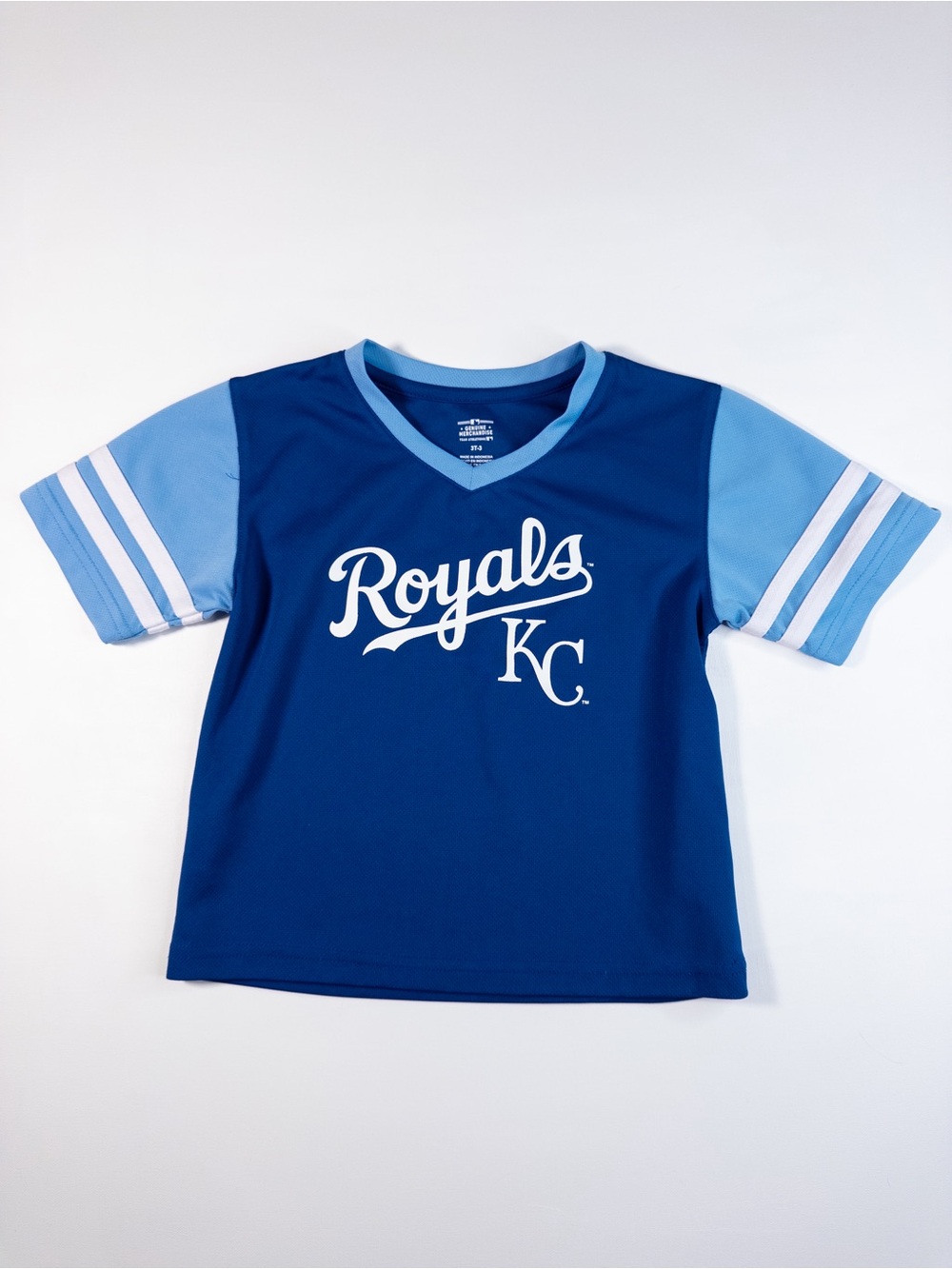 KC Royals‎ Kids Navy & Light Blue Short-Sleeve Team Tee